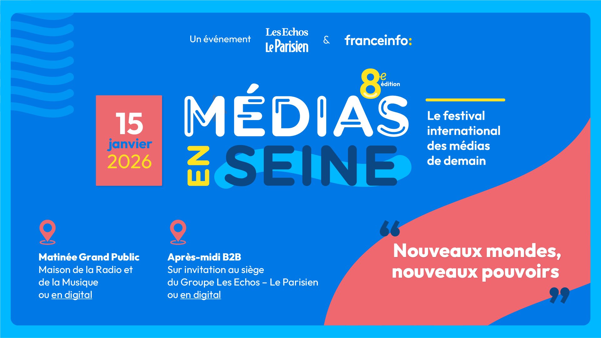 bannière événement Médias en Seine 2026